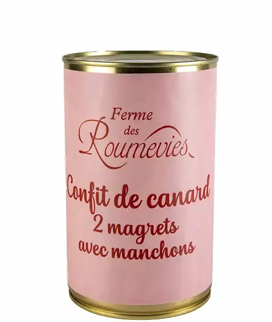 2 magrets de canard confits 1000g