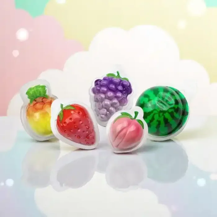 3D Juicy Gummy Fruit – Bonbon fourré