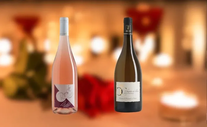 À deux c’est mieux – Coffret Duo vin Blanc aromatique et Rosé Fruité pour couple – 2 x 75 cl