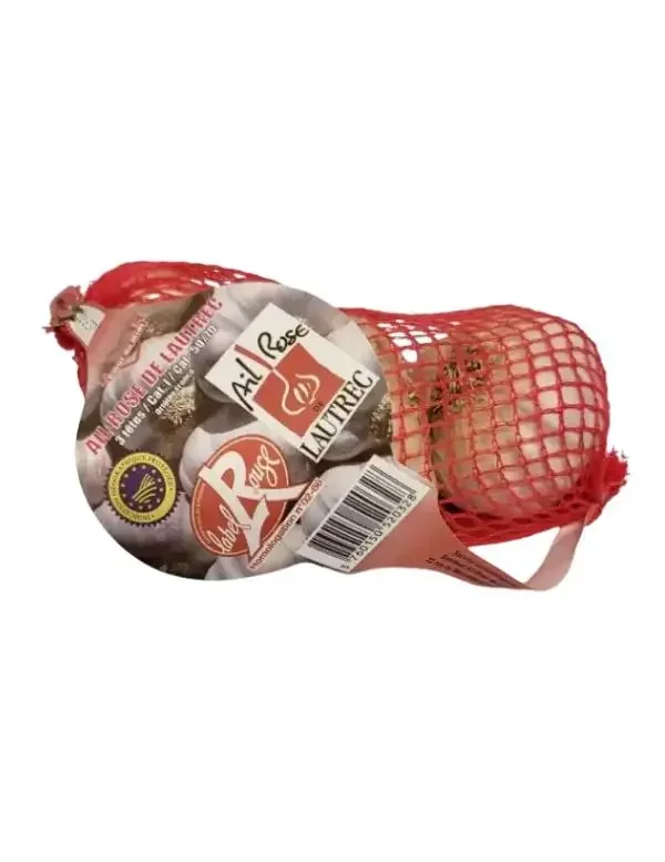 Ail rose de Lautrec – IGP Label Rouge – filet de 3 têtes