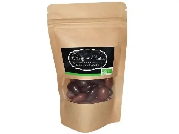 Amandes enrobées chocolats assortiments – 180 gr