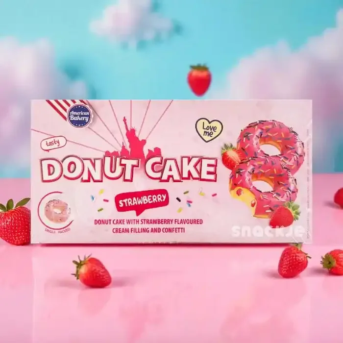American Bakery – Donut Cake Strawberry