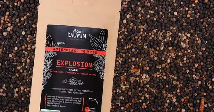 Assemblage Explosion – Poivre Noir, Coriandre, Piment Oiseau – Bio