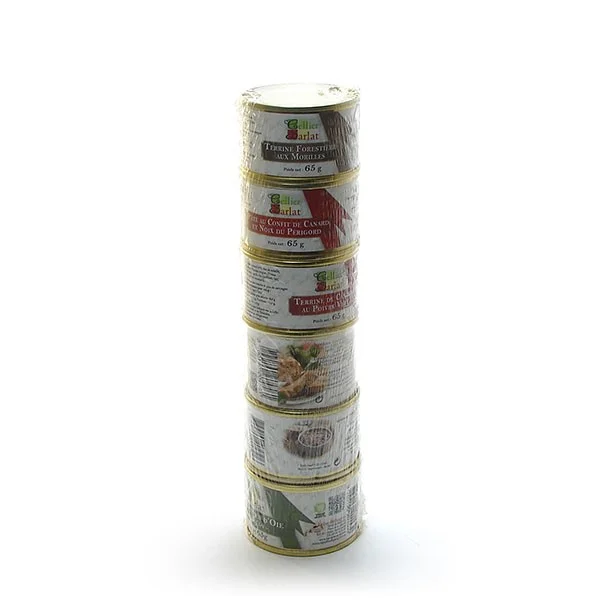 Assortiment de 6 Terrines 65g Dégustation