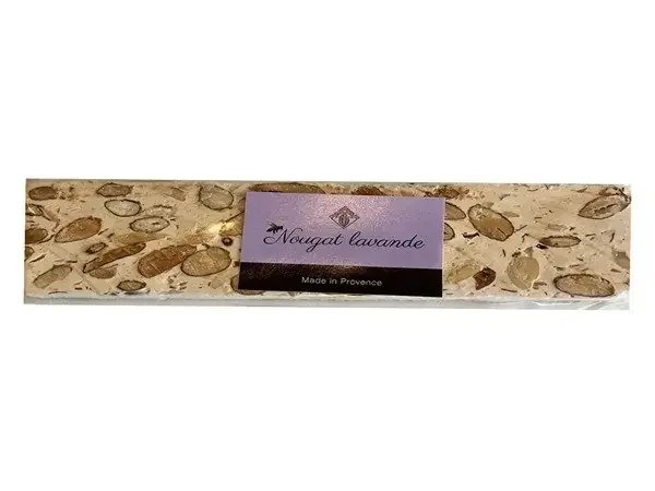 Barre de Nougat Artisanal Lavande 100g