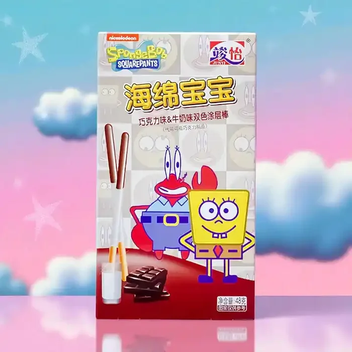Bâtonnets Chocolat et Lait – SpongeBob Squarepants – 48g