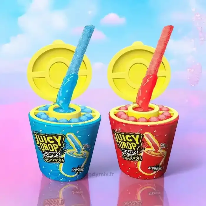 Bazooka Juicy Drop Gummy Dipperz