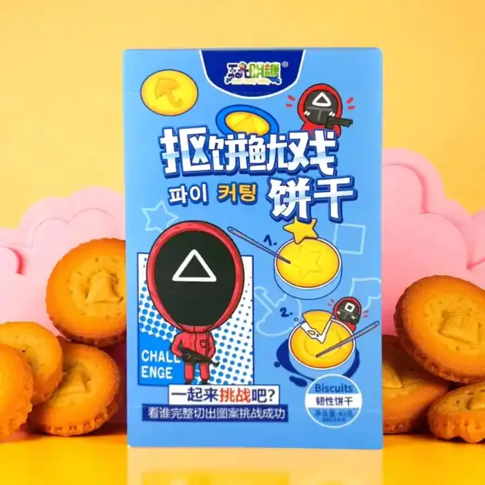 Biscuits croustillants au blé Challenge Dalgona – Squid Game