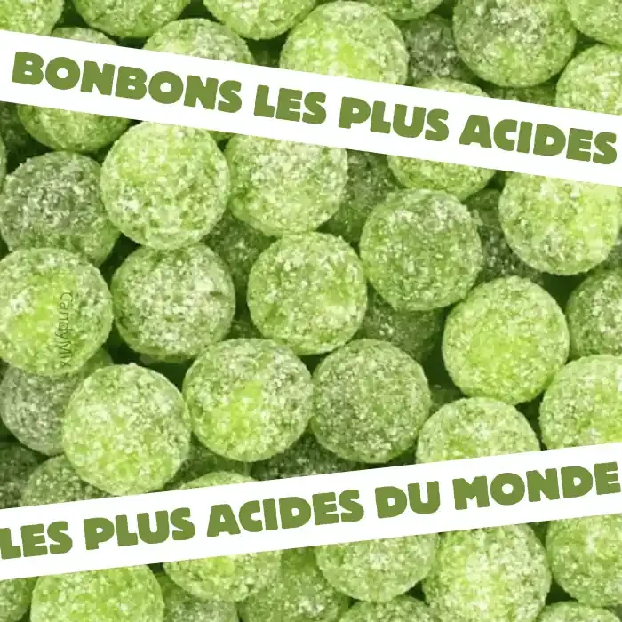 ✨ Boules Pomme (50g) – Barnett‘s – Bonbons les plus acides du monde
