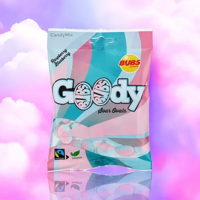 Bubs Goody Sour Ovals Framboise & Myrtille