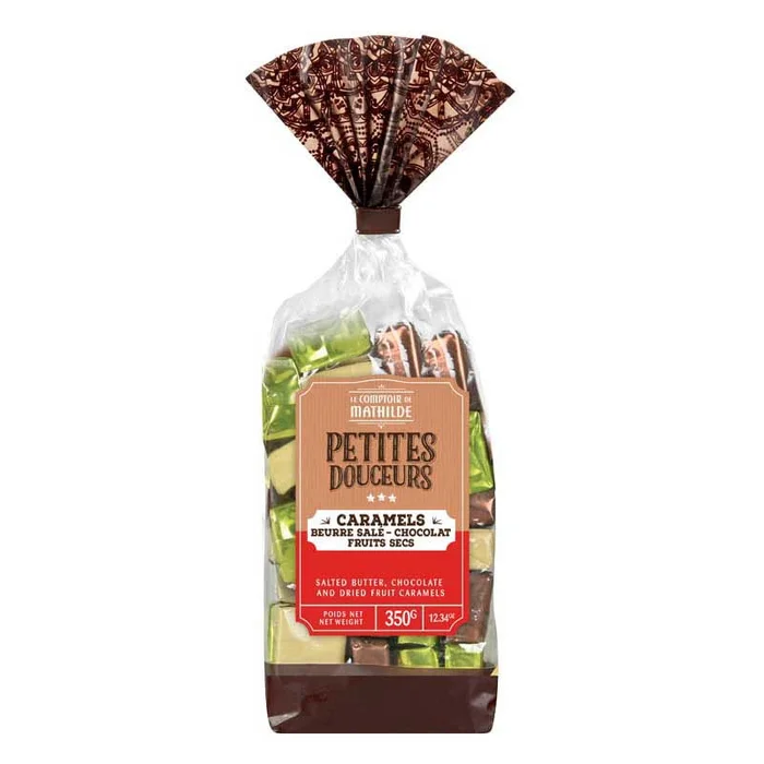 Caramels Beurre Sale – Chocolat – Fruits Secs – 350g