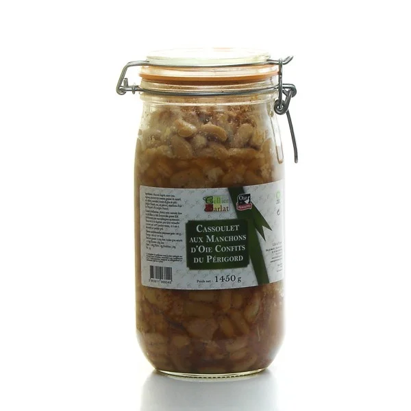Cassoulet aux manchons d&rsquo;oie confits du Périgord 1450g