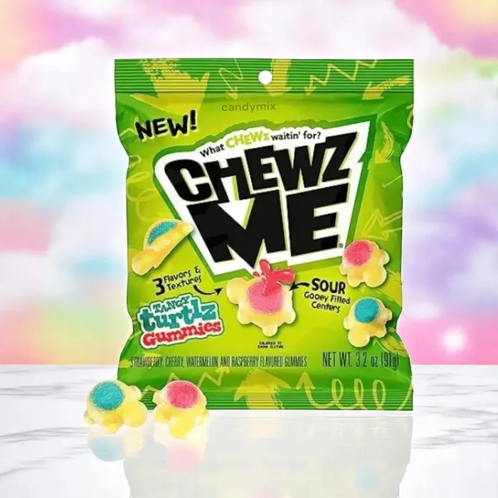 Chewz Me Sour Tangy Turtlz Gummies