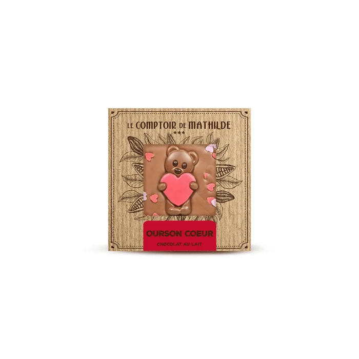 Coeur – Tablette Chocolat au Lait – 80g