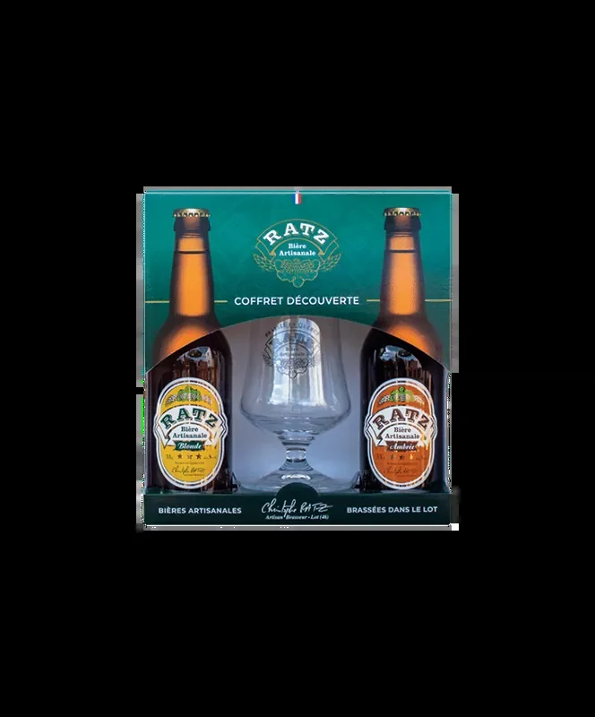 Coffret Bières avec Verre – Brasserie Ratz