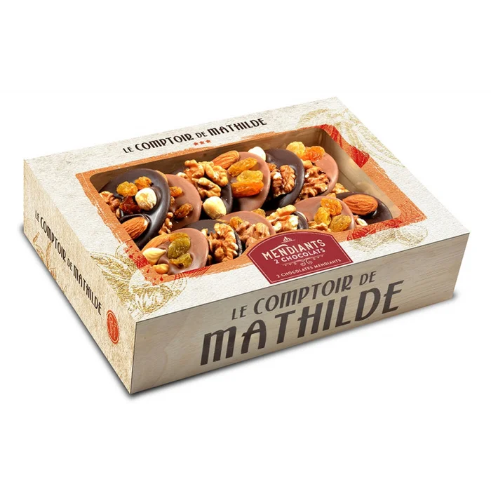 Coffret Mendiants 2 Chocolats – 200g