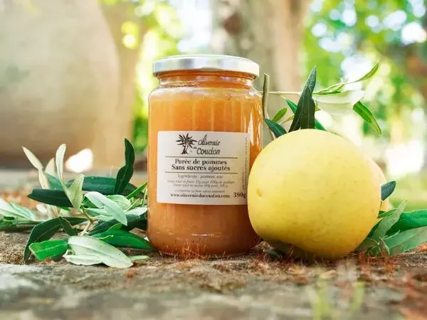 Compote de pommes sans sucre 390Gr