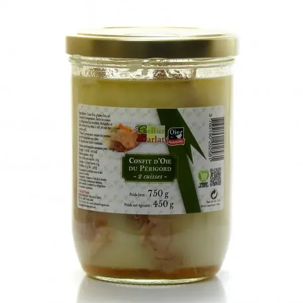 Confit d‘oie 2 cuisses 750g