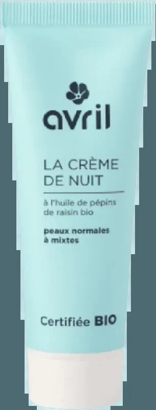 Crème Nuit Peaux Normales Mixtes Bio