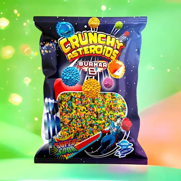 Crunchy Asteroids Super Sour Burmar Multicolor