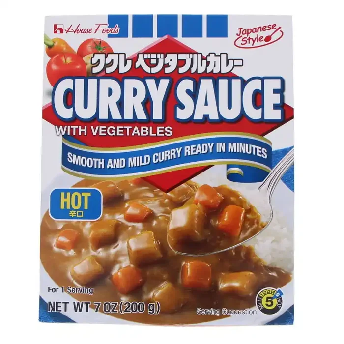 Curry inst. aux légumes poche souple House – Fort 200g