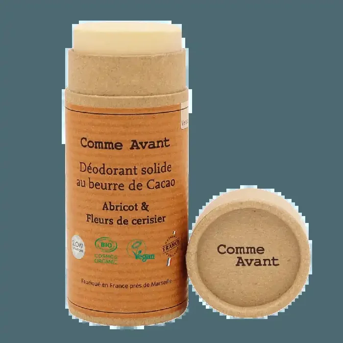 Déodorant Solide Beurre de Cacao Abricot Fleurs de cerisier Bio