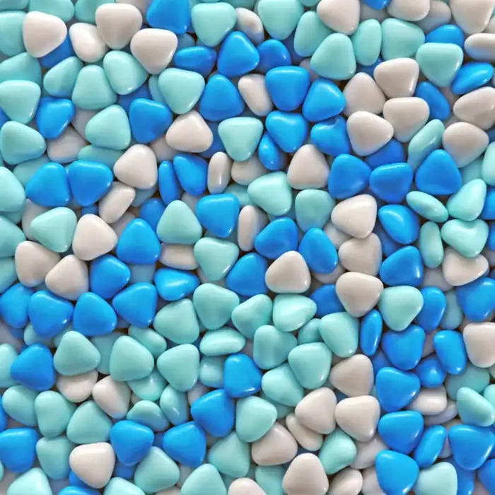 ? Dragées chocolats coeur bleu – Babysweeties (100g)
