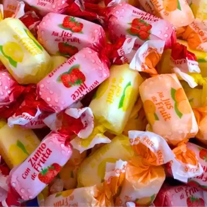 ? FruitJuice Toffee – Bonbons sans sucre (100g) – Debron