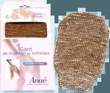 Gant Exfoliant Jute et Coton Bio