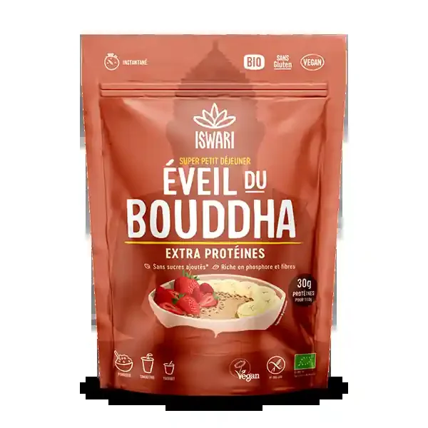 Iswari — Eveil du bouddha cacahuètes & banane bio – 360 g