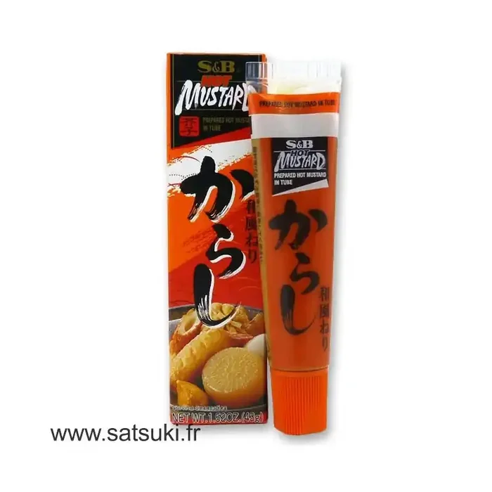 Moutarde forte karashi classique en tube 43g