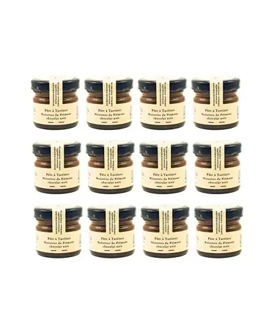 Pâte à Tartiner Noisettes du Piémont IGP Chocolat Noir (Offre -10% 12x30g)