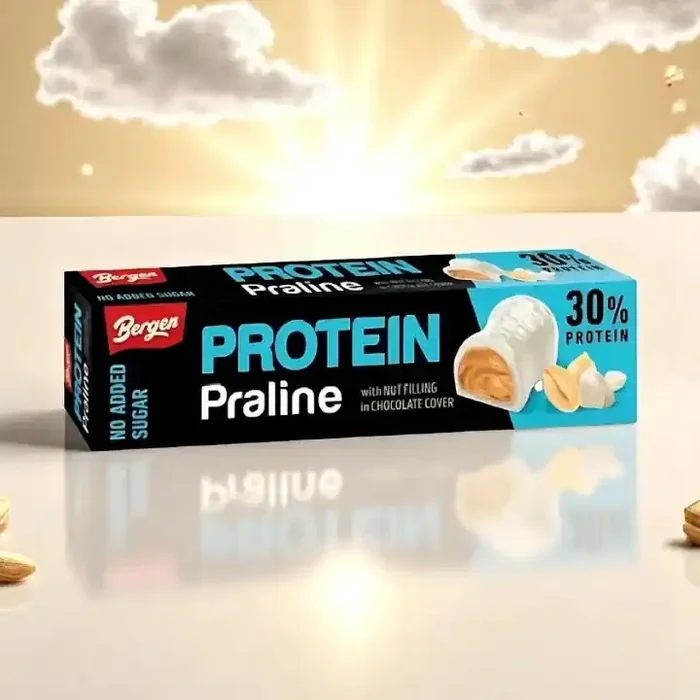Protein Praline White Choco Peanut – Bergen