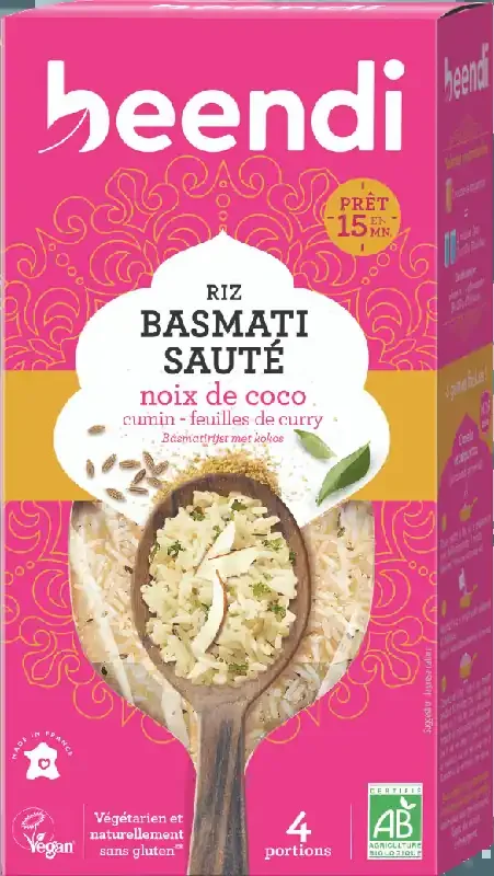 Riz Basmati À La Noix De Coco Bio
