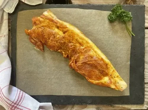 Rouelle marinée aux herbes rousses