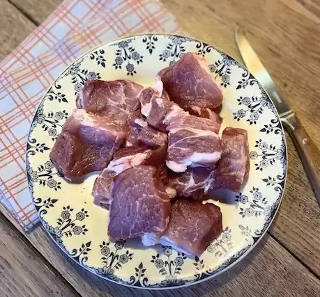 Sauté de porc fermier – 500g
