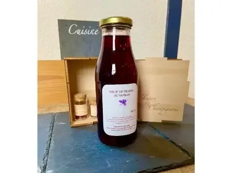 Sirop de fraise au safran 600ml