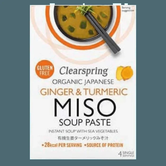 Soupe Miso Gingembre Curcuma Bio