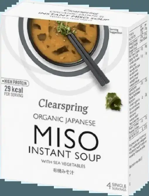 Soupe Miso Instantanée Aux Algues Bio