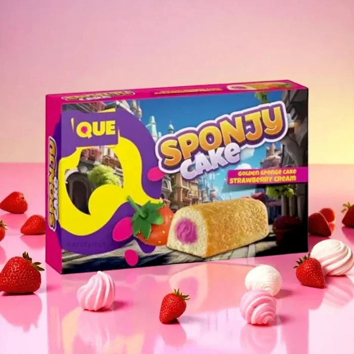 Sponjy Cake Fraise