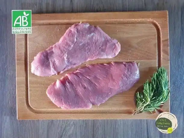 [SURGELE] 2 kg Escalopes de Veau BIO Race Aubrac