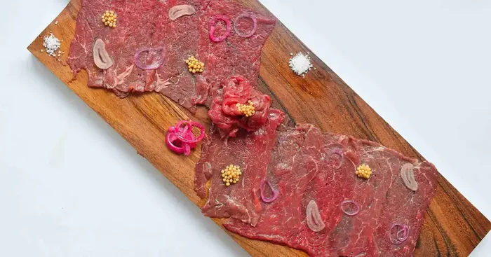 [SURGELE] 8 paquets de Carpaccio de Boeuf Simmental Bio *** – 15 tranches