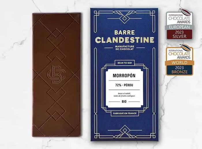Tablette de chocolat noir grand cru – Morropón 72% – bean to bar