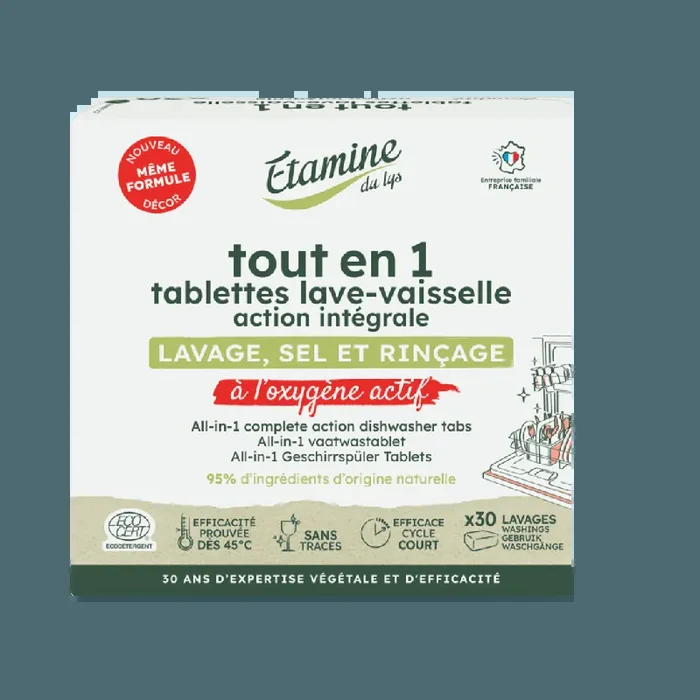 Tablettes Lave-Vaisselle Action Intégrale Bio