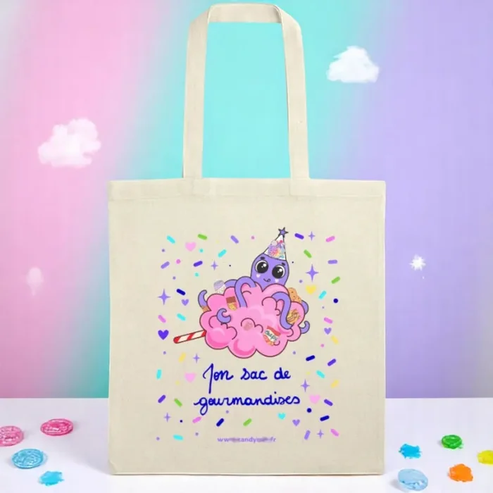 Tote Bag CandyMix –  » Mon Sac de Gourmandises »
