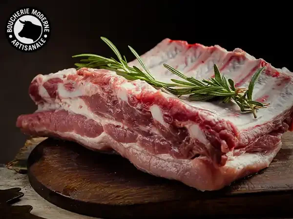 Travers de porc cru – 500g
