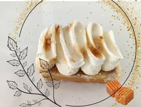 Vacherin Caramel et vanille 2 pièces