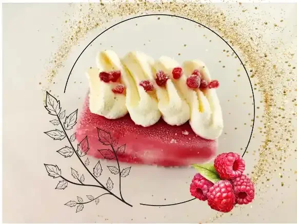 Vacherin Framboises et vanille 2 pièces