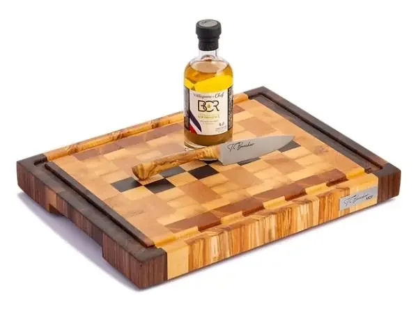 Vinaigrette, planche et couteau Collection n°1