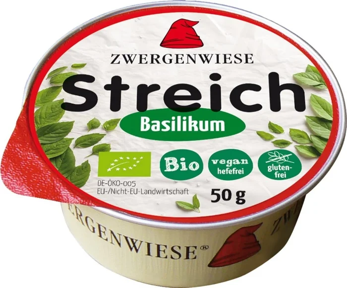 Zwergenwiese Mini-Tartinade Bio Vegan – Basilic, 50 g